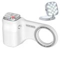 MOCA ARCO MagSafe-telefonholder med fjernbetjening og LED-lys - hvid