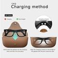MT5 Ultra Smart Glasses med 2000mAh opladningsetui - Sort / brun