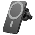iPhone 12/13/14/15/16/17/Air Magnetisk Trådløs Oplader / Mobilholder til Luftkanal SZDJ N16 - 15W (Open Box - God stand)
