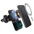 iPhone 12/13/14/15/16/17/Air Magnetisk Trådløs Oplader / Mobilholder til Luftkanal SZDJ N16 - 15W (Open Box - God stand)