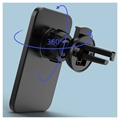 iPhone 12/13/14/15/16/17/Air Magnetisk Trådløs Oplader / Mobilholder til Luftkanal SZDJ N16 - 15W (Open Box - God stand)