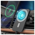 iPhone 12/13/14/15/16/17/Air Magnetisk Trådløs Oplader / Mobilholder til Luftkanal SZDJ N16 - 15W (Open Box - God stand)