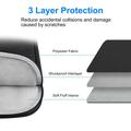 MacBook Pro/Air 15" Haweel HWL7016 Neopren Stødsikkert Sleeve - sort