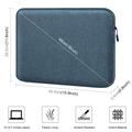 MacBook Pro/Air 15" Haweel HWL7016 Neopren Stødsikkert Sleeve - Blå