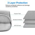 MacBook Pro/Air 15" Haweel HWL7016 Neopren Stødsikkert Sleeve - grå