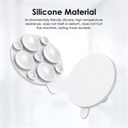 MagSafe-telefonholder med sugekop i silikone - hvid