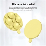 MagSafe-telefonholder med sugekop i silikone - gul