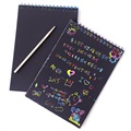 Magic Rainbow Scratch Art Notebook til Børn