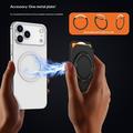 Magnetisk kortholder med ringstøtte - orange