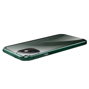 iPhone 11 Magnetisk Cover med Privatlivssikret Hærdet Glas - Sort