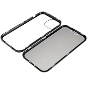 iPhone 15 Magnetisk Cover med Privatlivssikret Hærdet Glas