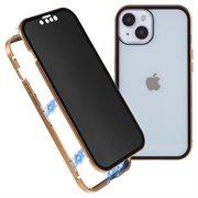 iPhone 15 Plus Magnetisk Cover med Privatlivssikret Hærdet Glas