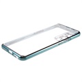 OnePlus 9 Pro Magnetisk Cover med Hærdet Glas - Grøn