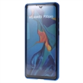 Huawei P30 Pro Magnetisk Cover med Hærdet Glas - Blå
