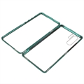 Huawei P30 Pro Magnetisk Cover med Hærdet Glas - Grøn