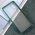Samsung Galaxy A51 Magnetisk Cover med Skærmbeskyttelse Hærdet Glas - Grøn