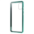 Samsung Galaxy A51 Magnetisk Cover med Skærmbeskyttelse Hærdet Glas - Grøn