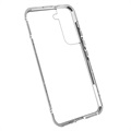 Samsung Galaxy S22+ 5G Magnetisk Cover med Hærdet Glas - Sølv