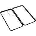 Samsung Galaxy S23 5G Magnetisk Cover med Hærdet Glas - Sort