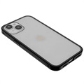 iPhone 14 Magnetisk Cover med Hærdet Glas - Sort
