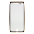 iPhone 7/8/SE (2020)/SE (2022) Magnetisk Cover med Skærmbeskyttelse Hærdet Glas - Guld