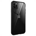 iPhone 11 Pro Magnetisk Cover med Hærdet Glas - Privatliv - Sort