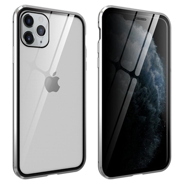 iPhone 11 Pro Magnetisk Cover med Hærdet Glas - Privatliv