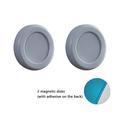 Magnetisk Holder til Fjernbetjening eller Stikdåse - 2 stk. - Grå