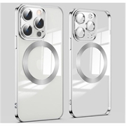 iPhone 14 Pro Max Magnetisk Hybrid Cover - Sølv