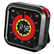 X-JSQ817B-01 Magnetisk køkkenur / visuel timer med LCD-skærm