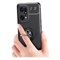Oppo Find X5 Pro Magnetisk Ring Mount Cover - Sort