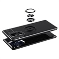 Oppo Find X5 Pro Magnetisk Ring Mount Cover - Sort