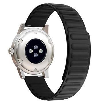 Samsung Galaxy Watch4/Watch4 Classic/Watch5/Watch6 Magnetisk Silikone Sportsrem - Sort