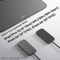 Magnetisk trådløs oplader 18W - iPad Air 13 2025/2024/Pro 12.9 2022/2021/2020/2018 - Sort