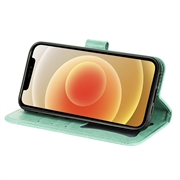 Motorola Edge 60 Fusion Mandala Series Etui med Pung - Grøn