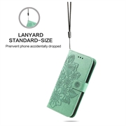 Motorola Edge 60 Fusion Mandala Series Etui med Pung - Grøn