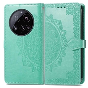 Xiaomi 15 Ultra Mandala Series Etui med Pung - Grøn