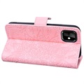 Mandala Series iPhone 11 Pung Taske med Stativ - Pink