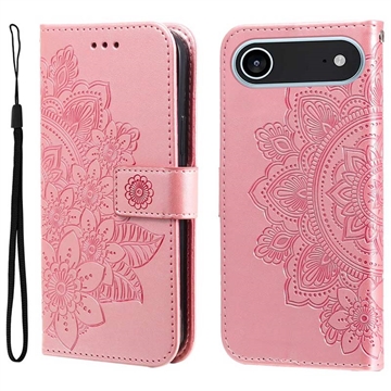 iPhone Air Mandala Series Etui med Pung - Pink