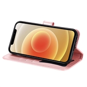 iPhone 17 Pro Mandala Series Etui med Pung - Pink