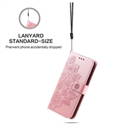 iPhone 17 Pro Mandala Series Etui med Pung - Pink