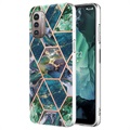 Marble Pattern Electroplated IMD Nokia G21/G11 Cover