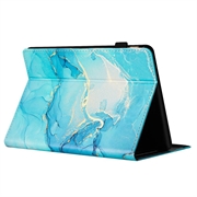 Amazon Kindle Paperwhite 4/3/2 Folio-etui med marmormønster - Blå