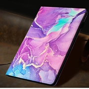 Amazon Kindle Paperwhite 4/3/2 Folio-etui med marmormønster - lilla