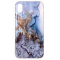 iPhone XR Marble Pattern IMD TPU Cover