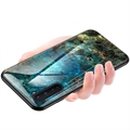 OnePlus Nord Marble Series Hærdet Glas Cover - Emerald