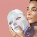 Marielle LED-lysbehandlingsmaske til ansigtet til hudpleje - hvid