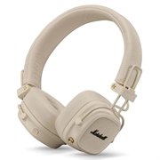 Marshall Major V On-Ear trådløse Bluetooth-hovedtelefoner - Creme