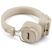 Marshall Major V On-Ear trådløse Bluetooth-hovedtelefoner - Creme