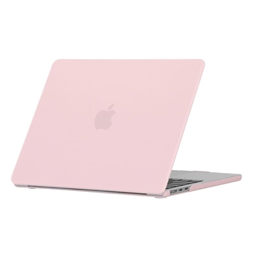 MacBook Air 13" 2022/2024 Matte Plastik Cover - Ensfarvet pink